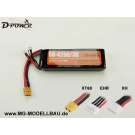 SD42003XT SD-4200 3S Lipo (11.1V) 45C -