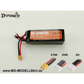 SD42006XT SD-4200 6S Lipo (22.2V) 45C -