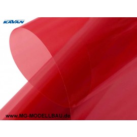 KAVAN Bügelfolie - transparent rot