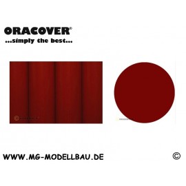 Oracover Bügelfolie rot  1mtr. 600mm