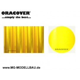 Oracover Bügelfolie Transparent gelb