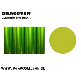 Oracover Bügelfolie transparent hellgrün