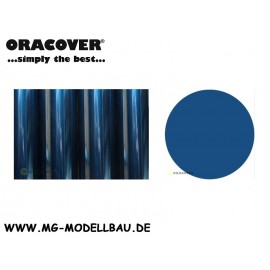 Oracover Bügelfolie transparent blau