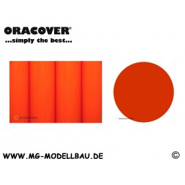 Oracover Bügelfolie orange 1mtr. 600mm