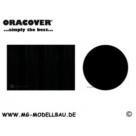 Oracover Bügelfolie schwarz 1mtr. 600mm
