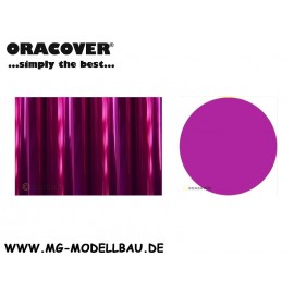 Oracover Bügelfolie transparent magenta