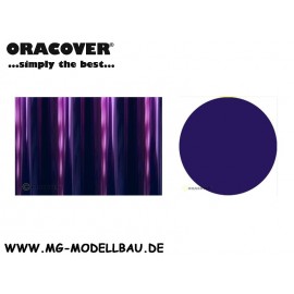 Oracover Bügelfolie transparent blaulila