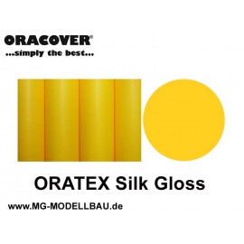 ORATEX silk gloss fabric cub yellow
