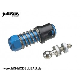 Ball Connector Aluminium 4-40' with
